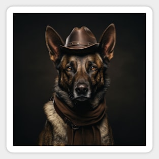 Cowboy Dog - Belgian Malinois Magnet